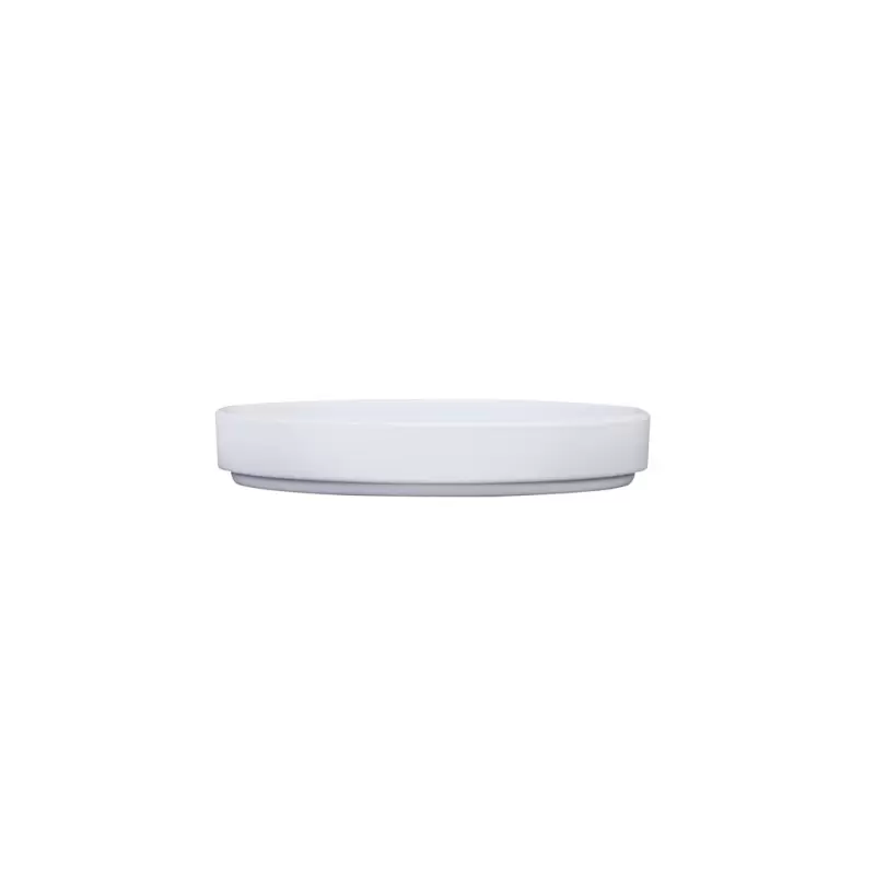 Cal-Mil Hudson - White 8" Low Rim Melamine Plate Cal-Mil Hudson - White 8" Low Rim Melamine Plate