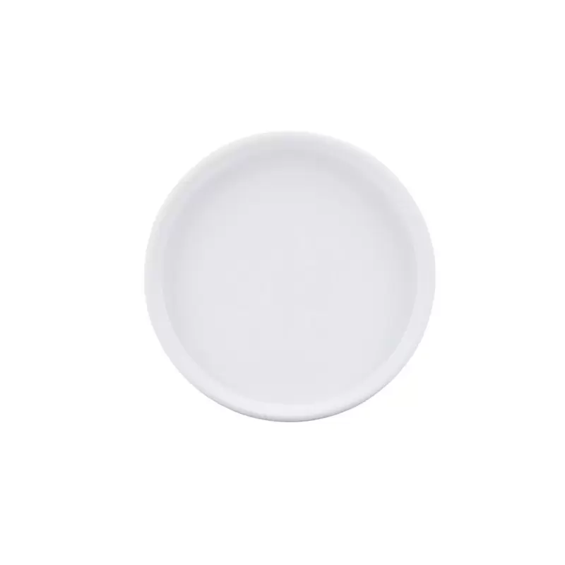 Cal-Mil Hudson - White 8" Low Rim Melamine Plate Cal-Mil Hudson - White 8" Low Rim Melamine Plate