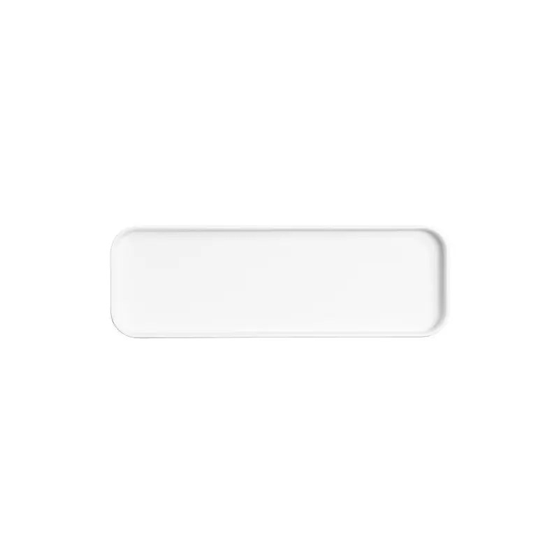 Cal-Mil Hudson 4 x 12 White Melamine Tray Cal-Mil Hudson 4 x 12 White Melamine Tray