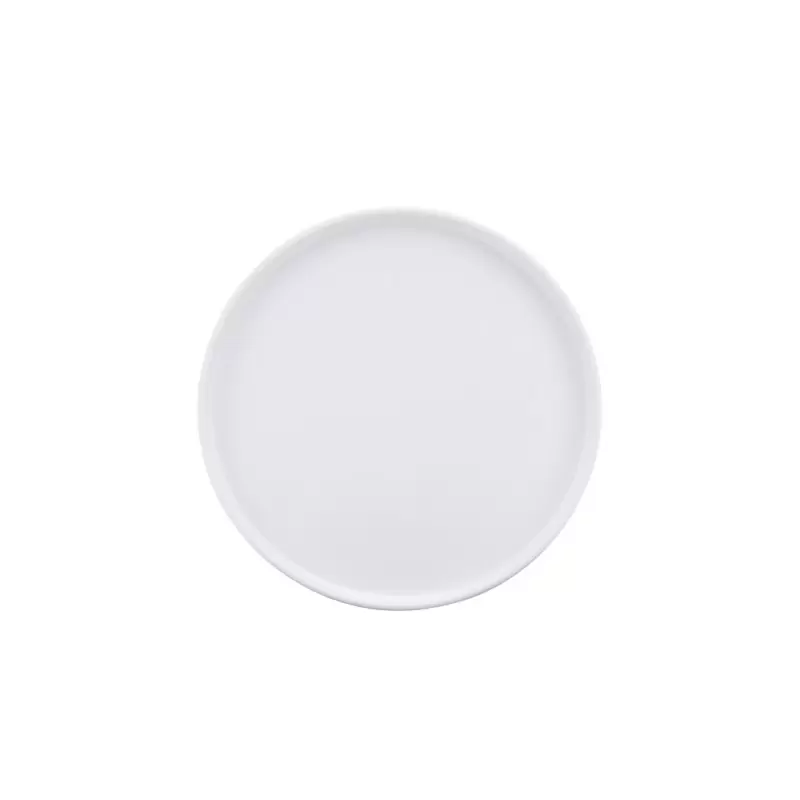 Cal-Mil Hudson - White 10" Low Rim Melamine Plate Cal-Mil Hudson - White 10" Low Rim Melamine Plate