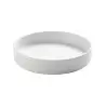 Cal-Mil Hudson - White 8" Raised Rim Melamine Plate