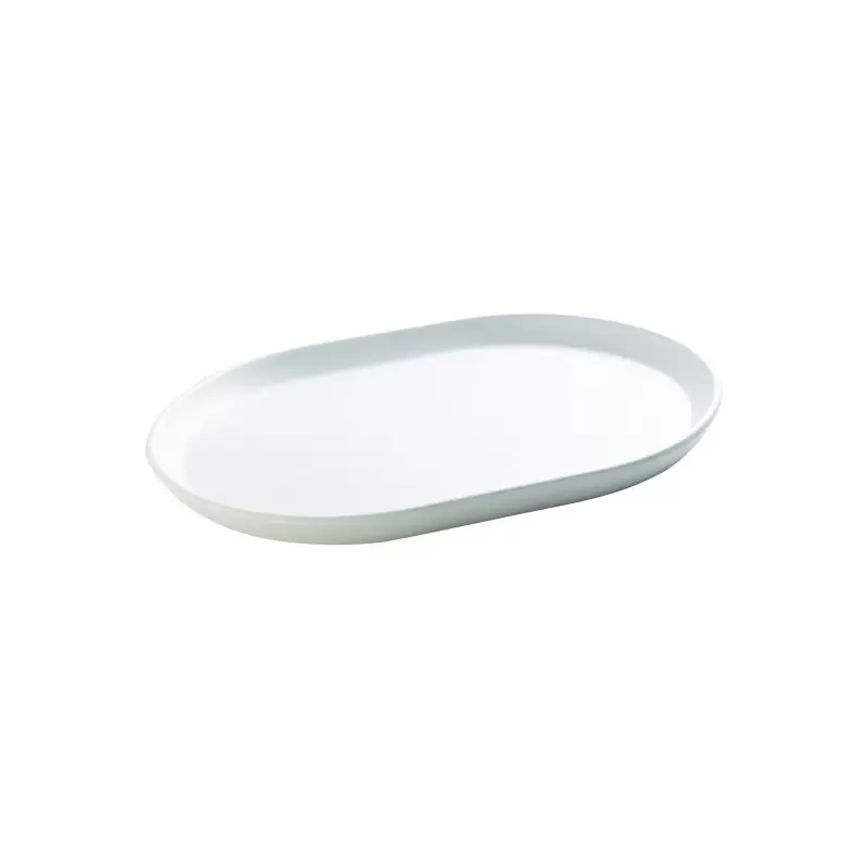 Cal-Mil Hudson - White Oval Melamine Platter 14" x 11 1/4" Cal-Mil Hudson - White Oval Melamine Platter 14" x 11 1/4"