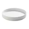 Cal-Mil Hudson - White 10" Raised Rim Melamine Plate