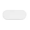 Cal-Mil Hudson 20 x 8 Oval Melamine Platter - White