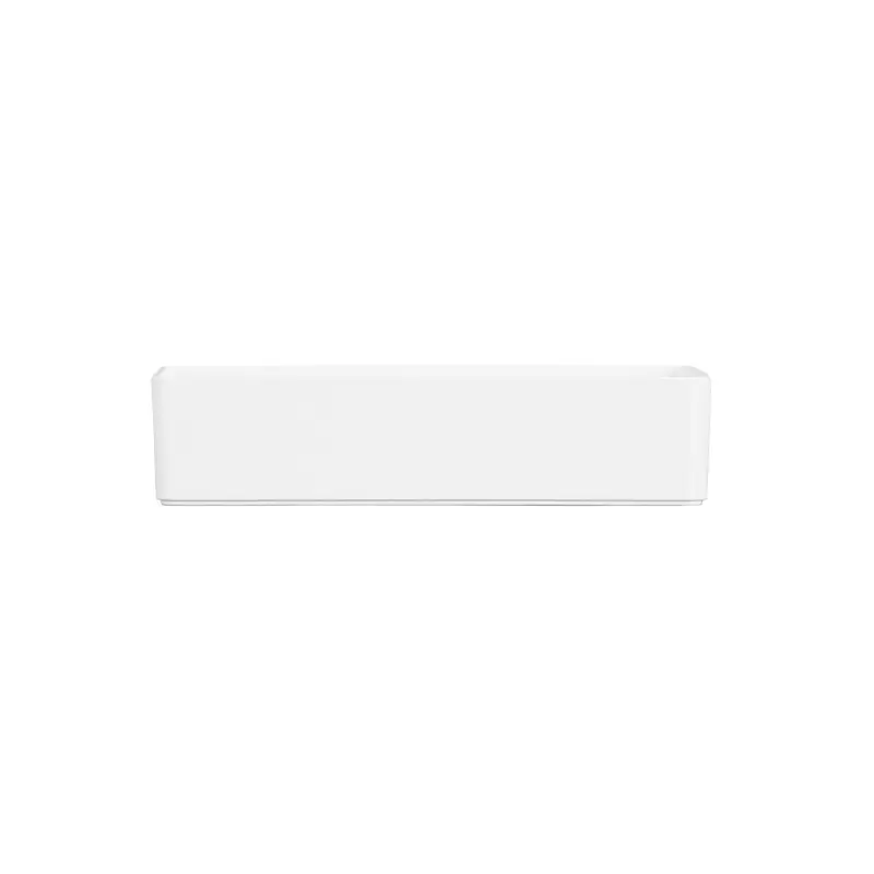 Cal-Mil Hudson 13 x 6 Rectangle Melamine Bowl - White Cal-Mil Hudson 13 x 6 Rectangle Melamine Bowl - White