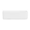 Cal-Mil Hudson 10 x 10 x 3 Melamine Bowl - White