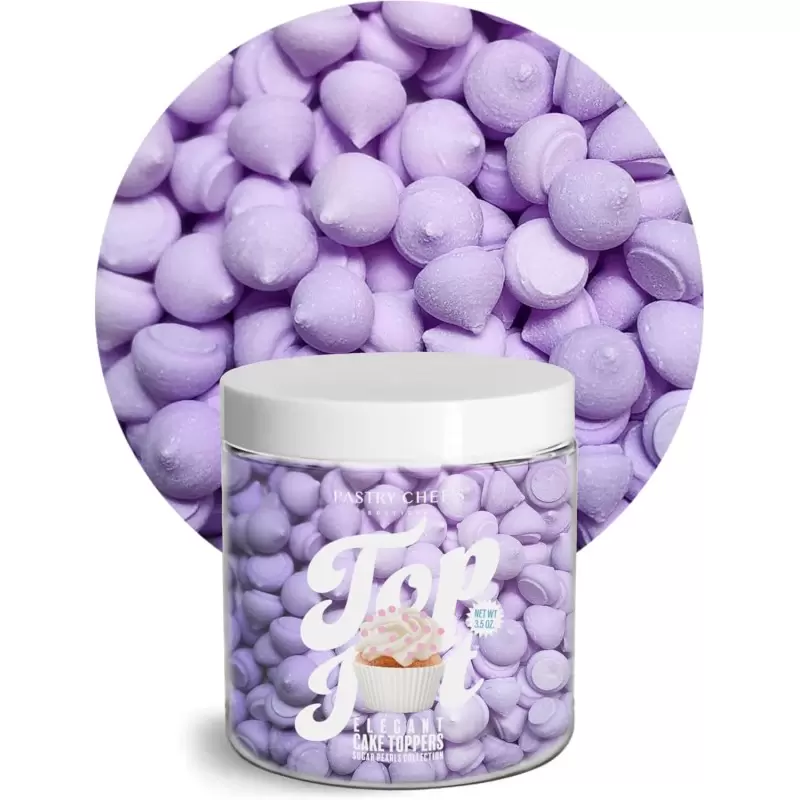 Elegant Mini Meringue Ice Cream and Cake Topping Decorating Collection 3.5oz - Lavender Mist Elegant Mini Meringue Ice Cream and Cake Topping Decorating Collection 3.5oz - Lavender Mist