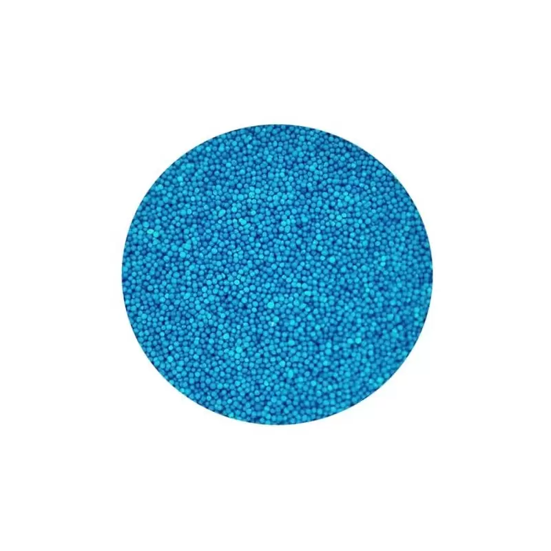 Elegant Nonpareils Sugar Pearl Sprinkles Topping Decoration 3.5oz - Coral Blue - Pastry Chef's Boutique