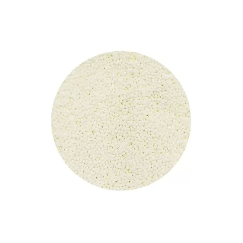 Elegant Nonpareils Sugar Pearl Sprinkles Topping Decoration 3.5oz - Meringue White - Pastry Chef's Boutique