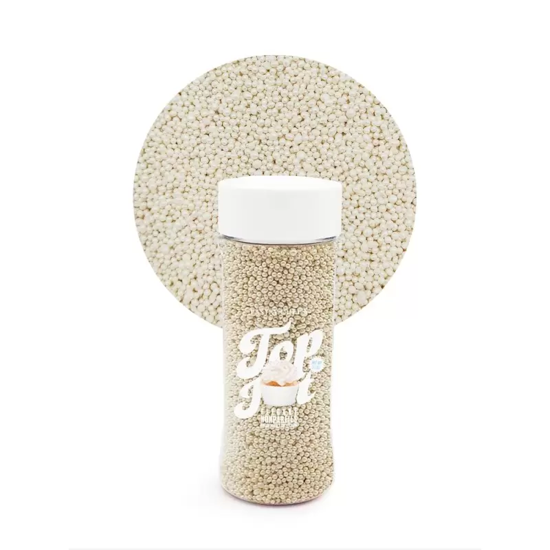 Elegant Nonpareils Sugar Pearl Sprinkles Topping Decoration 3.5oz - Pearl White Elegant Nonpareils Sugar Pearl Sprinkles Topping Decoration 3.5oz - Pearl White