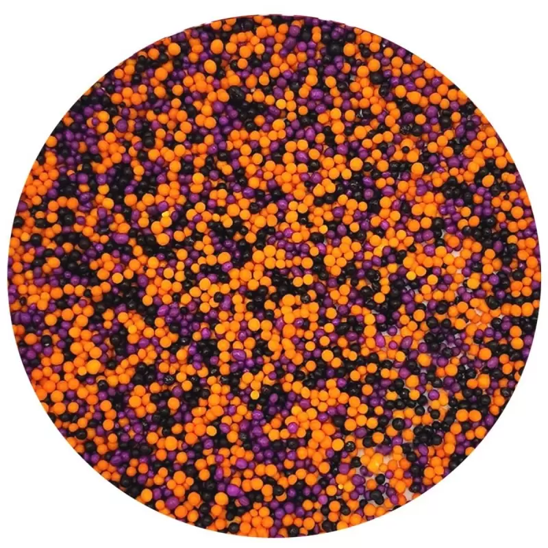 Celebration Mix Nonpareils Sugar Pearl Sprinkles Topping Decoration 3.5oz - Spooky Halloween - Pastry Chef's Boutique