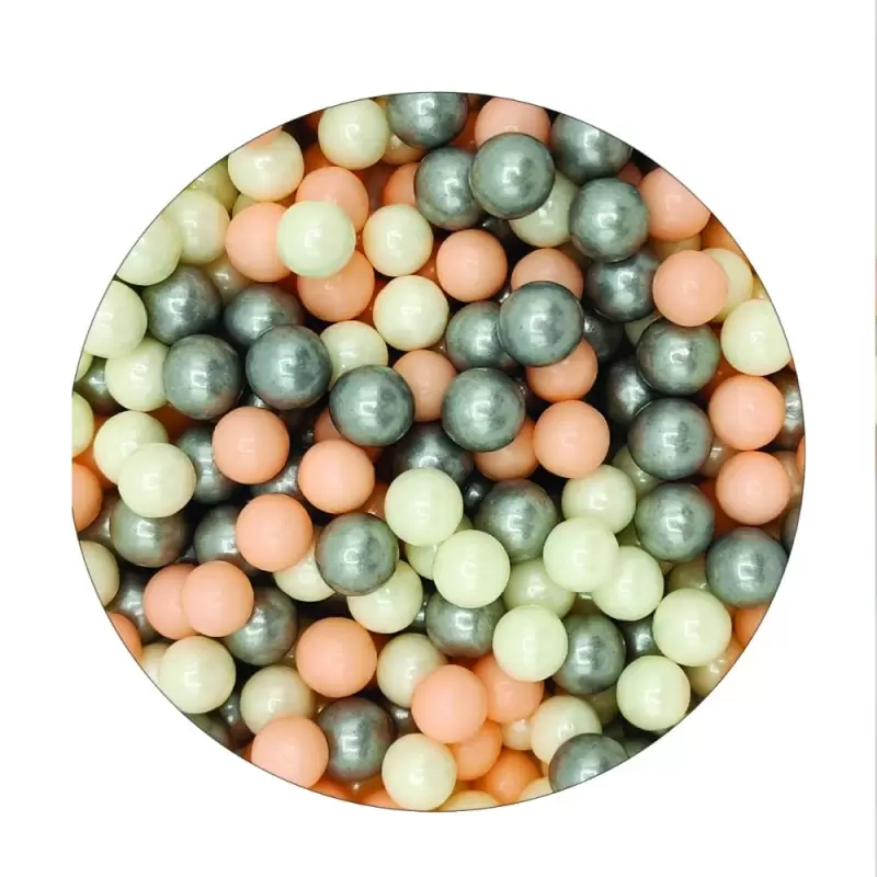 Elegant Edible Sugar Beads Topping Decoration 3.5oz - Blush Elegance Elegant Edible Sugar Beads Topping Decoration 3.5oz - Blush Elegance