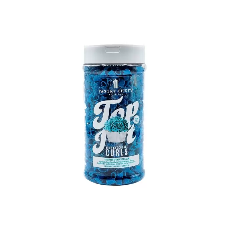 Belgian Chocolate Curls Topping Decoration 5oz - Blue Blossom Belgian Chocolate Curls Topping Decoration 5oz - Blue Blossom