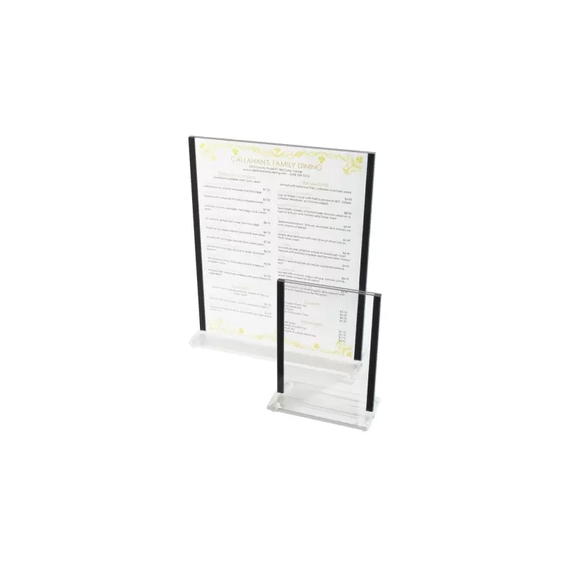Cal-Mil Classic Black Trim Card Holder - 4" x 6" Cal-Mil Classic Black Trim Card Holder - 4" x 6"