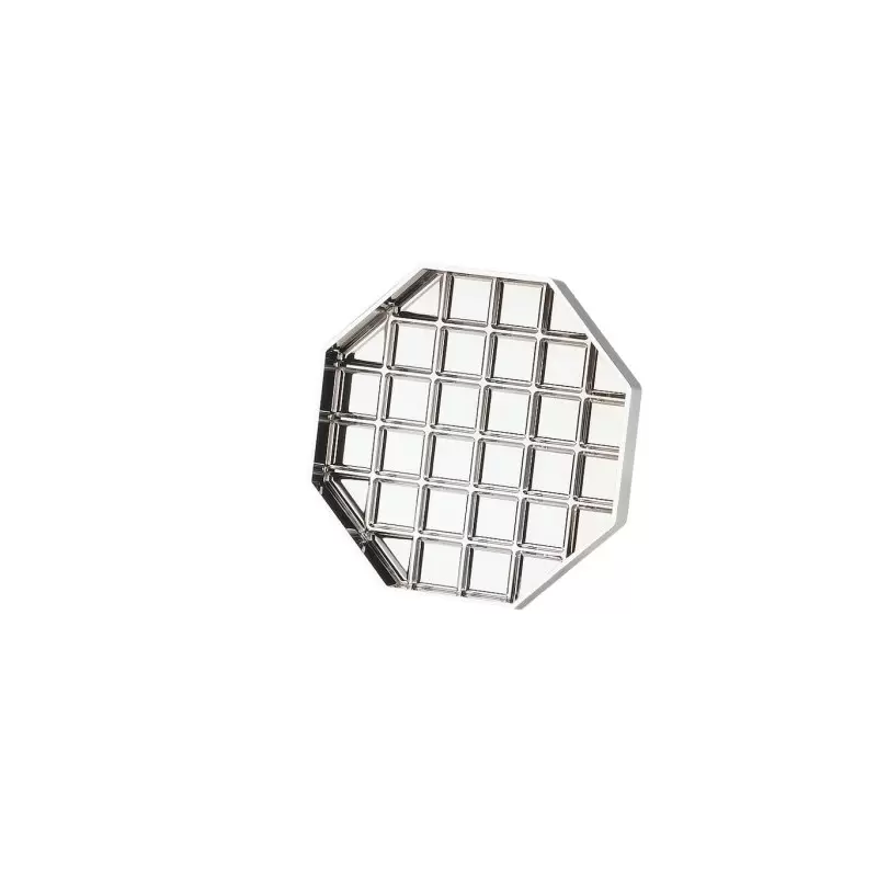 Cal-Mil Classic 6" Chrome Octagonal Drip Tray Cal-Mil Classic 6" Chrome Octagonal Drip Tray