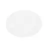 Cal-Mil Classic Rim White 12" x 9" Oval Melamine Platter