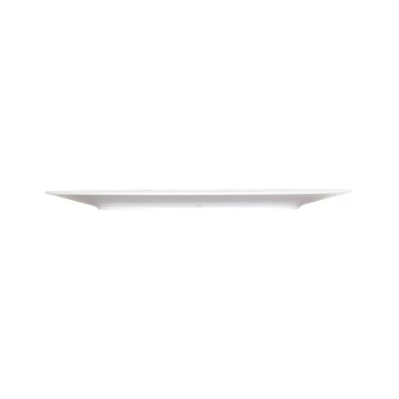 Cal-Mil Classic Rim White 12" x 9" Oval Melamine Platter Cal-Mil Classic Rim White 12" x 9" Oval Melamine Platter
