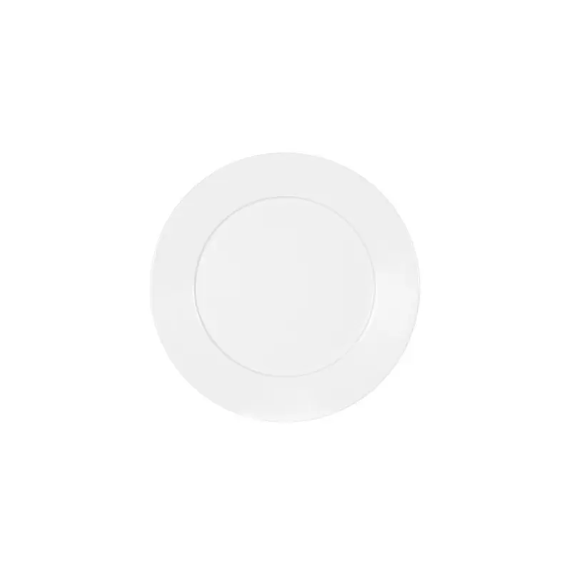 Cal-Mil Classic Rim White 7" Melamine Plate Cal-Mil Classic Rim White 7" Melamine Plate