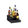 Cal-Mil Classic Graphite Acrylic Bottle Display - 12" x 13" x 6 3/4"