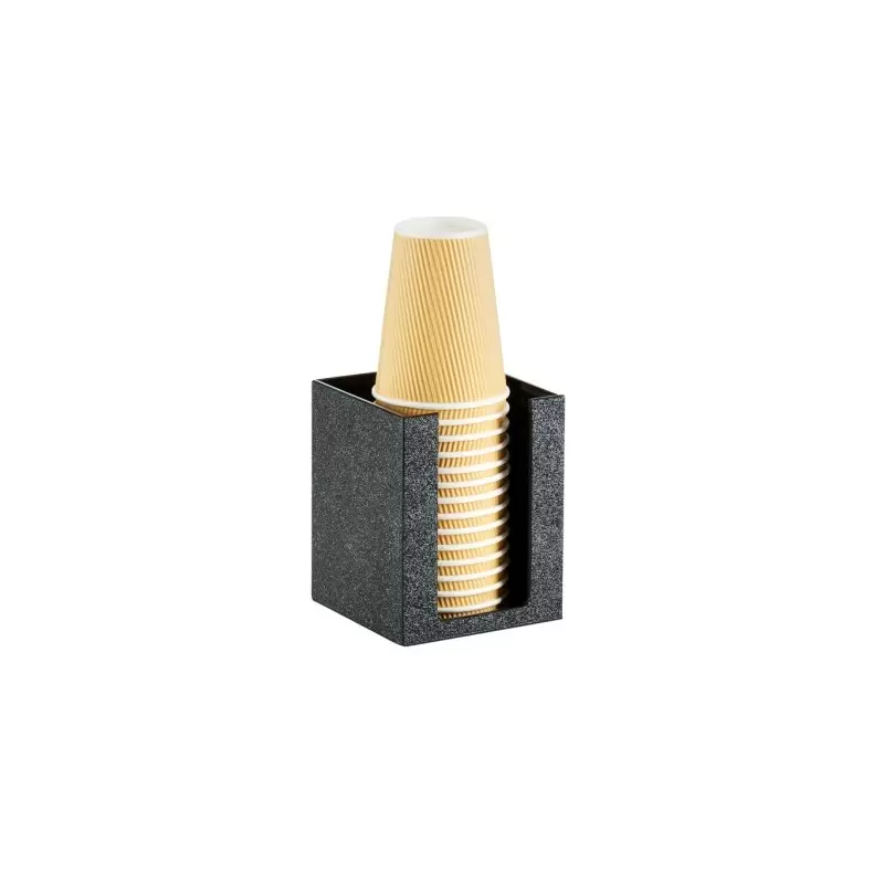 Cal-Mil Classic Black Plastic Single Countertop Cup and Lid Organizer Cal-Mil Classic Black Plastic Single Countertop Cup and Lid Organizer