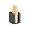 Cal-Mil Classic Black Plastic Single Countertop Cup and Lid Organizer