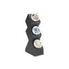 Cal-Mil Classic Black 3 - Cylinder Vertical Flatware / Condiment Display