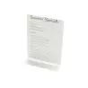 Cal-Mil Classic Upright Tabletop Cardholder 8 1/2" x 11"