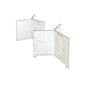 Cal-Mil Classic 3 - Wing Tabletop Cardholder