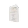 Cal-Mil Classic Triangle Turntable Cardholder - 4" x 6"