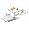 Cal-Mil One By One Silver 3 Tier Riser Display Frame