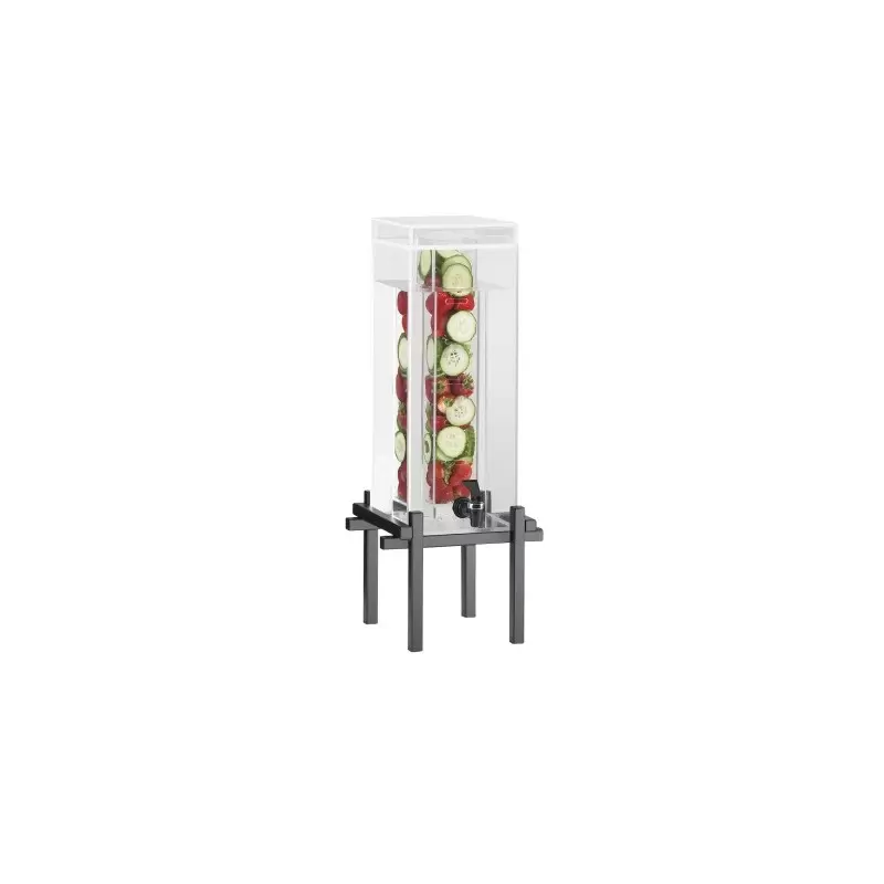Cal-Mil One By One Black 3 Gallon Beverage Dispenser With Infusion Chamber Cal-Mil One By One Black 3 Gallon Beverage Dispenser With Infusion Chamber