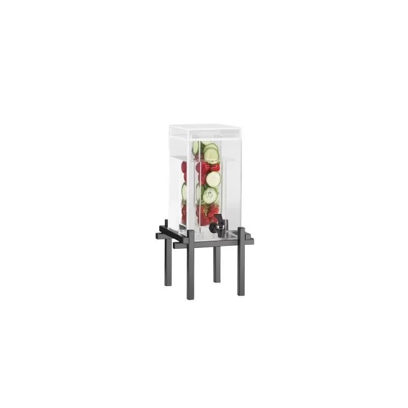 Cal-Mil One By One Black 1.5 Gallon Beverage Dispenser With Infusion Chamber Cal-Mil One By One Black 1.5 Gallon Beverage Dispenser With Infusion Chamber