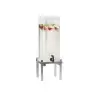 Cal-Mil One By One Silver 3 Gallon Beverage Dispenser With Ice Chamber