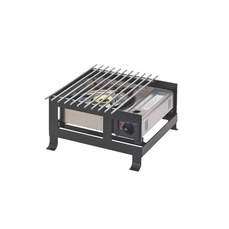 Cal-Mil Soho Black Steel Butane Burner Frame - 14" x 13 3/4" x 7 1/4" Cal-Mil Soho Black Steel Butane Burner Frame - 14" x 13 3/4" x 7 1/4"