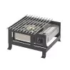 Cal-Mil Soho Black Steel Butane Burner Frame - 14" x 13 3/4" x 7 1/4"