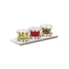 Cal-Mil Luxe Metal Chilled Mixology Organizer - 16Oz Jar With Notched Lid