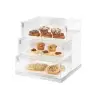 Cal-Mil Luxe Three Tier Bakery Display Case - 19" x 20" x 19"