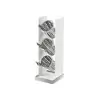 Cal-Mil Luxe White Metal 3 - Cylinder Vertical Flatware / Condiment Display