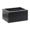 Cal-Mil Midnight Bamboo Ice Housing With Clear Pan 10" x 12"