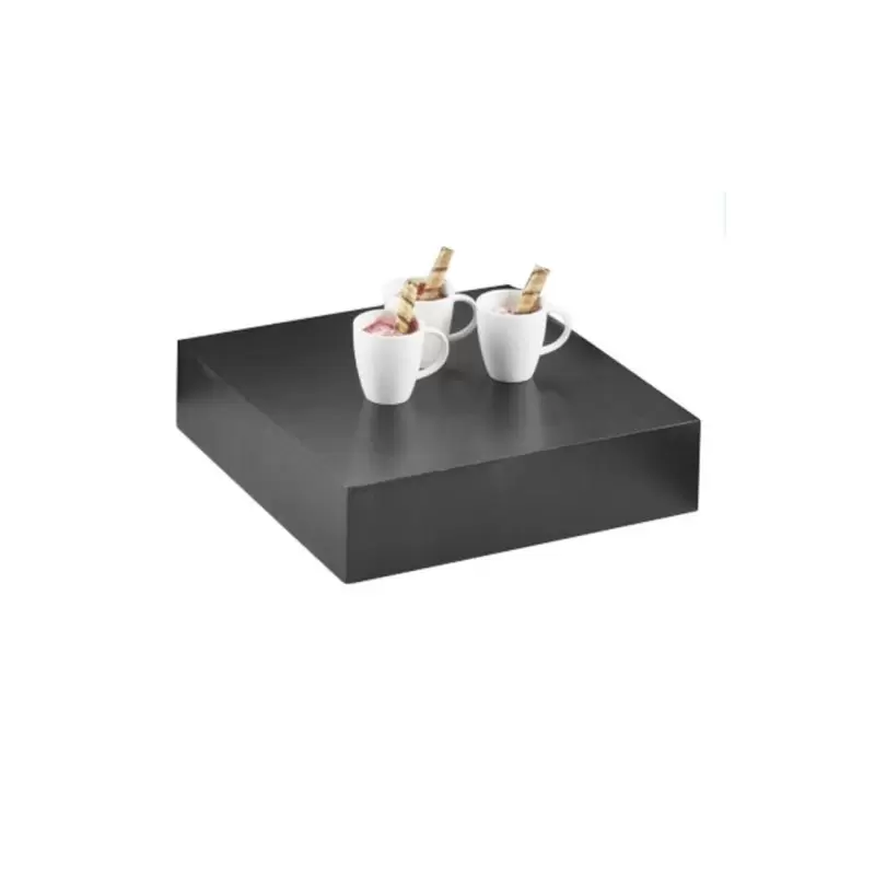 Cal-Mil Midnight Bamboo 12" x 3" Square Riser Display Cal-Mil Midnight Bamboo 12" x 3" Square Riser Display