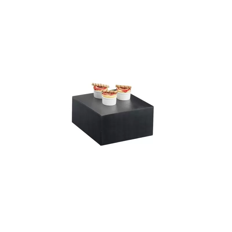 Cal-Mil Midnight Bamboo 12" x 6" Square Riser Display Cal-Mil Midnight Bamboo 12" x 6" Square Riser Display