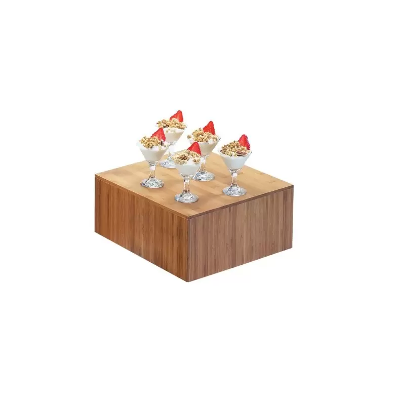 Cal-Mil Bamboo 12" x 6" Square Riser Display Cal-Mil Bamboo 12" x 6" Square Riser Display