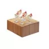 Cal-Mil Bamboo 12" x 6" Square Riser Display