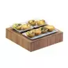 Cal-Mil Bamboo 12" x 3" Square Riser Display