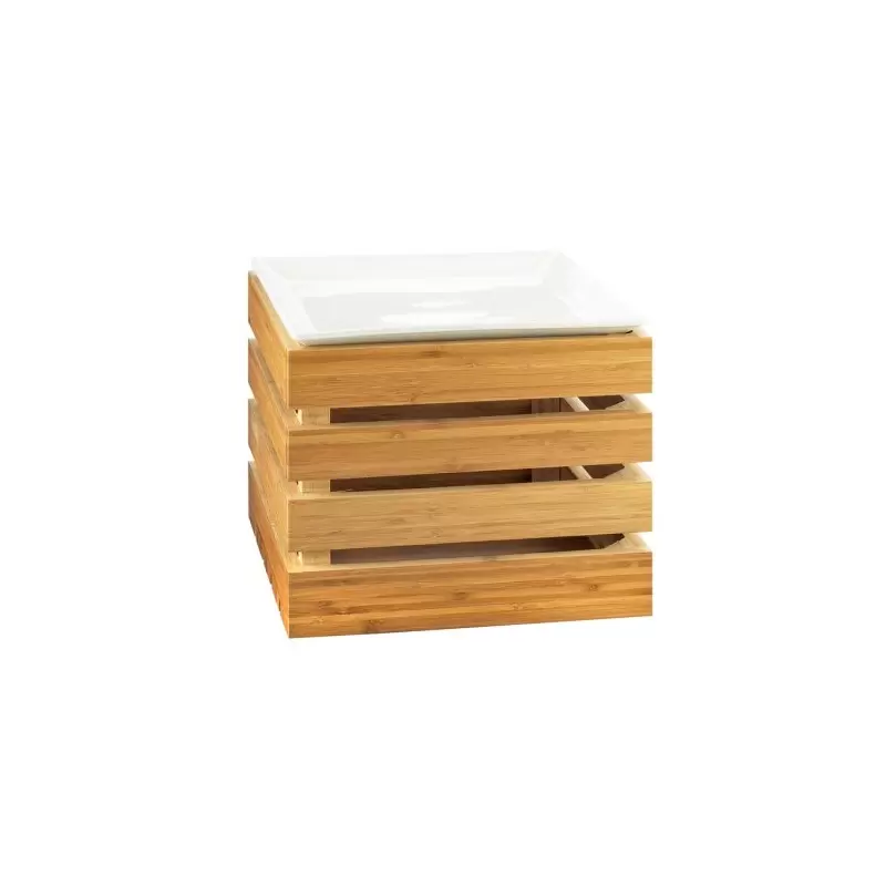Cal-Mil Bamboo Square Crate Riser Display - 12" x 12" x 10" Cal-Mil Bamboo Square Crate Riser Display - 12" x 12" x 10"