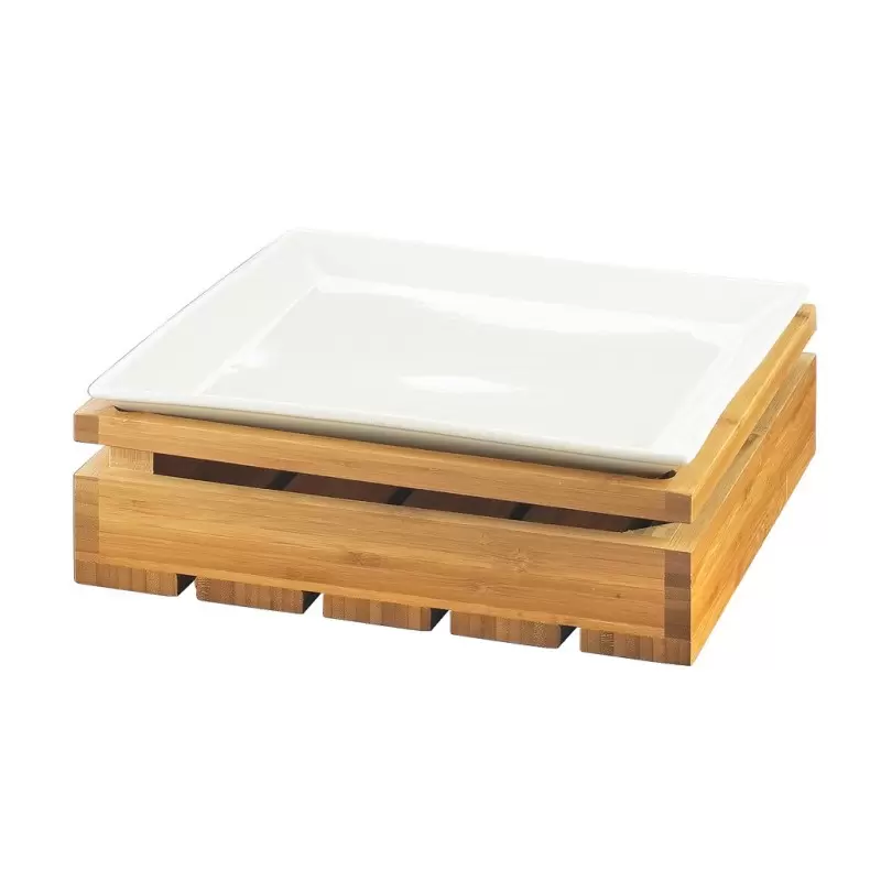 Cal-Mil Bamboo Square Crate Riser Display - 12" x 12" x 4" Cal-Mil Bamboo Square Crate Riser Display - 12" x 12" x 4"