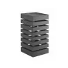 Cal-Mil Midnight Bamboo Square Crate Riser Display - 9" x 9" x 18"