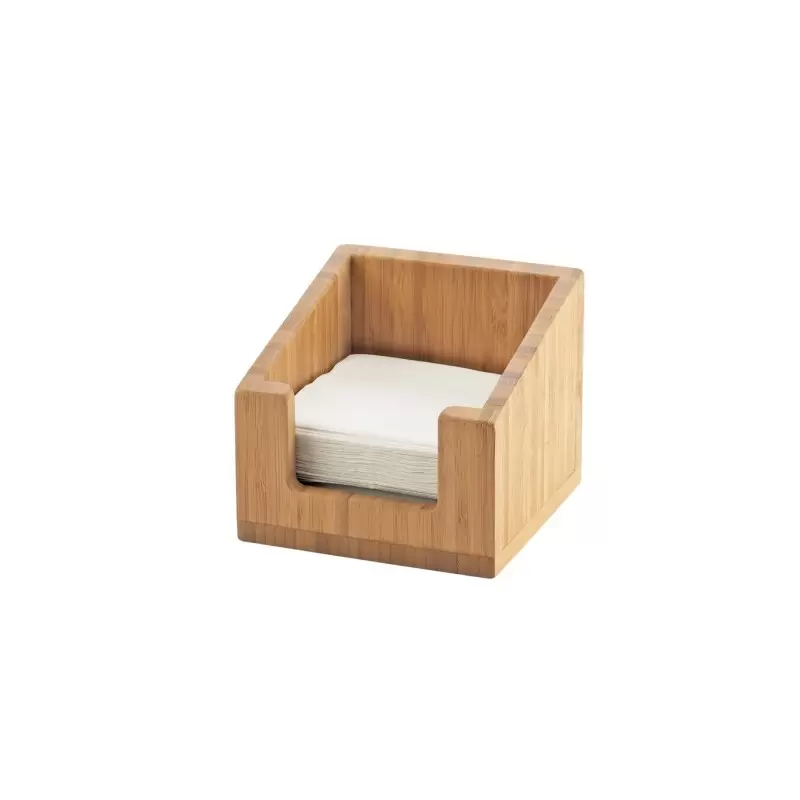 Cal-Mil Bamboo 5 1/4" x 5 1/4" x 4 11/16" Napkin Holder Cal-Mil Bamboo 5 1/4" x 5 1/4" x 4 11/16" Napkin Holder