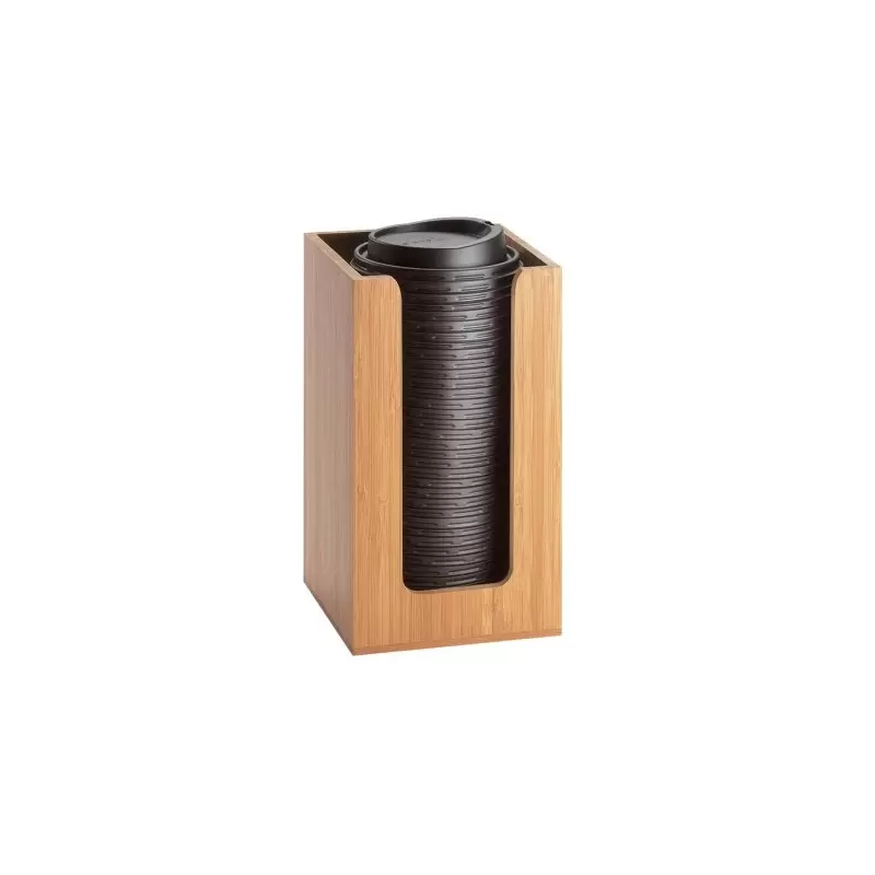 Cal-Mil Bamboo Single Countertop Cup and Lid Organizer Cal-Mil Bamboo Single Countertop Cup and Lid Organizer
