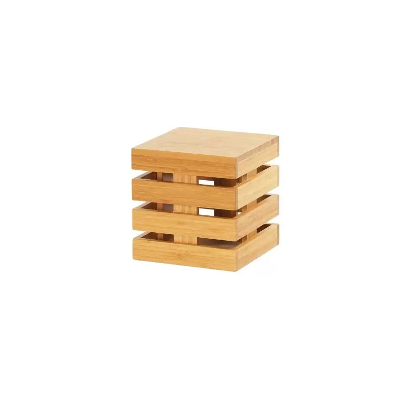 Cal-Mil Bamboo Square Crate Riser Display - 9" x 9" x 9" Cal-Mil Bamboo Square Crate Riser Display - 9" x 9" x 9"